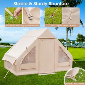 Tente de camping gonflable résistante tente extérieure imperméable d'air de famille de bonne qualité pour des Campouts - Product Image 6