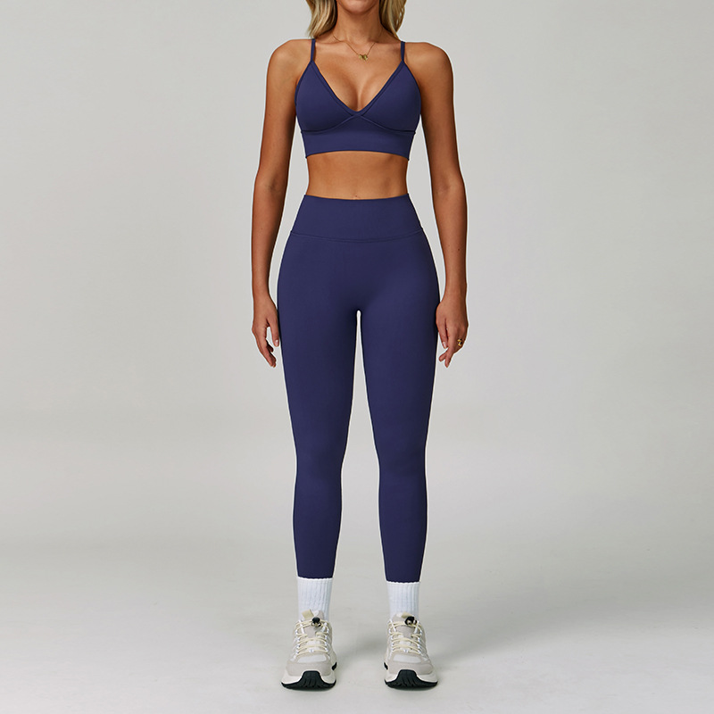Bleu (soutien-gorge + pantalon)
