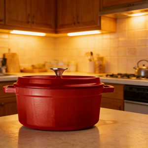 Ensemble de casseroles en <span class=keywords><strong>fonte</strong></span> avec revêtement céramique antiadhésif, <span class=keywords><strong>cocotte</strong></span> en émail, pour soupe, ragoût, bouillon, cuisson, faitout - Product Image 2