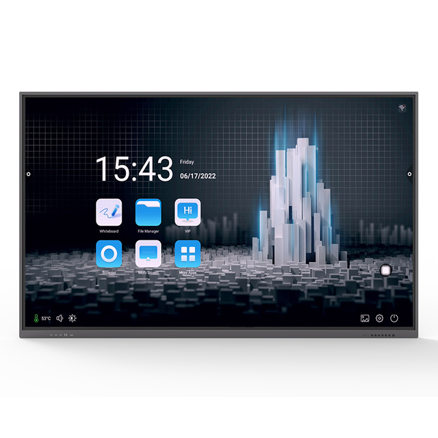 75 86 Inch 4K Android and Win 11 OS Interactive Flat Panel Display Monitor Interactive Tv Touch Screen