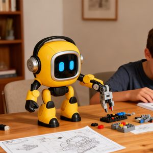 Jouets robots IA amusants, éducatifs et interactifs avec histoires, musique, robots intelligents qui parlent et jouent pour un anniversaire - Product Image 5