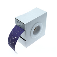Rouleau de papier abrasif violet 70 mm x 12 m, feuille abrasive rectangulaire déchirée à la main pour le décapage de revêtements et le ponçage de voitures