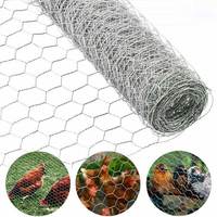 Grillage hexagonal haute résistance de 1/2 pouce, galvanisé à chaud/revêtu de PVC, pour cage à poulets