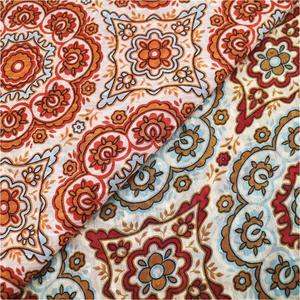 Phụ Nữ Mặc Váy Váy Tái Chế uragiri Vải Dệt Pha Trộn Vàng Chủ Đề Cắt Hoa In 100% Polyester - Product Image 3