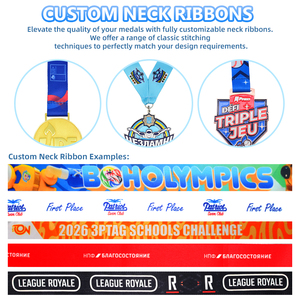 Échantillon Gratuit - Fabricant de Médailles Sportives Personnalisées <span class=keywords><strong>en</strong></span> Métal Doré et <span class=keywords><strong>Argent</strong></span>é, Style Antique Moderne, pour Marathon et Natation - Product Image 6