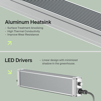 Lampes de culture LED Sinowell LINEAR 630W Toplight 3.2 Umol/J Daisy Chain Greenhouse 630 Watt