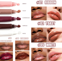 Baume à Lèvres Teinté au Peptide Rose 10ml avec Logo Personnalisé Brillant à Lèvres Bio Vegan SPF 10 Marque Privée Soin des Lèvres Hydratant et Hydratant