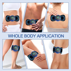 Mini masajeador de cuello eléctrico inteligente que carga el hombro portátil y el cuello parche de masaje de cuello con múltiples niveles ajustables - Product Image 4