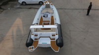 Bateau pneumatique semi-rigide CE 7m Rib 700 Hypalon en fibre de verre à vendre