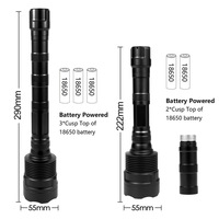 Lampe torche LED UV à lumière noire haute puissance 45W 365nm, géocaching, minéraux fluorescents, lampe LED rechargeable