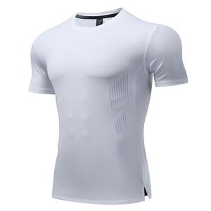 Kaos Gym Seamless Custom Grosir, Panel Mesh Bernapas, Cepat Kering, Pakaian Olahraga Tim, OEM ODM, MOQ Kecil - Product Image 5
