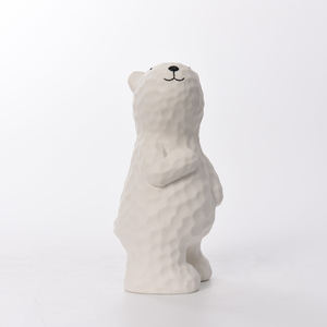 Decorazioni per la Casa Creative, Artigianato Decorativo in Porcellana, Ornamenti Interne Interessanti, Regalo per Ufficio, Statuetta di Orso - Product Image 1