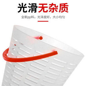 อุปกรณ์ใส่เหยื่อแบบใสสำหรับลูกแบดมินตัน ขนาดใหญ่ กลาง เล็ก เรือตกปลาบังคับวิทยุพลาสติก - Product Image 4