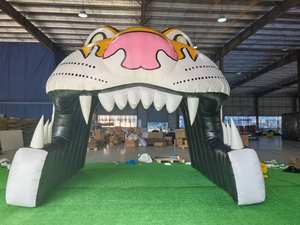 Tunnel Gonfiabile a Forma di Testa di Tigre con Ventilatore per Eventi Sportivi, Ingresso per Attività Commerciali, Tunnel Gonfiabile a Forma di Animale - Product Image 3