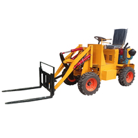 Sunway Mini Diesel Frontlader mit kleinen Rädern Besser als Evuran Alt604 Ht600 L880 H160 mit Kern motor pumpen komponenten