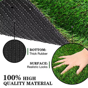 Tapis de gazon synthétique simulé pour animaux de compagnie, revêtement de sol suspendu à emboîtement, pour extérieur, maternelle, auto-poser, tapis de gazon artificiel - Product Image 3