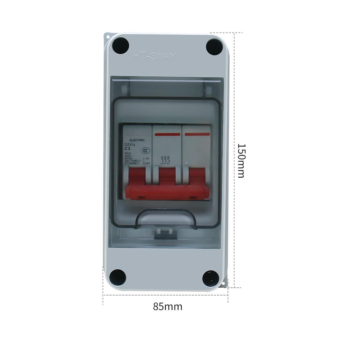 Air switch 3P+3 circuit waterproof box
