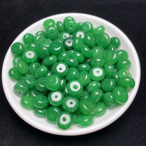 Zhenzhen NGTC Certified <strong>Emerald</strong> Green 10mm Round Jade <strong>Beads</strong> for Wholesale DIY Jewelry Making Bracelet and Earring Accessories - Product Image 3