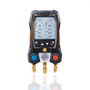 ชุดเกจวัดความดันน้ำยาแอร์ Testo 550s สำหรับงาน HVAC พร้อมหัววัดอุณหภูมิแบบหนีบ 2 สาย ชุดเติมน้ำยา พร้อมรับประกัน 2 ปี วัสดุ ABS/PA/TPE - Product Image 3