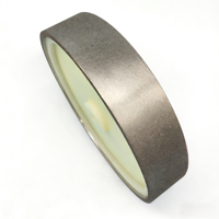Meule diamantée électroplaquée de 10 pouces, surface droite et continue, 60 # -3000 #   Outil de ponçage à usage humide/sec pour métal/verre