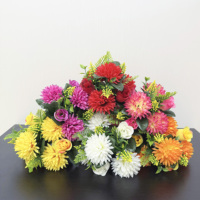 Kunstbloemen Dahlia & Roos Bloemen Waterdichte Kunstzijde Bloemen Huis Tafeldecoratie Bruiloft Achtergrond Evenement Bloemstukken Groothandel