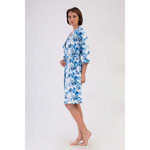Bata de Lujo para Mujer con Manga 3/4, Logotipo Personalizado, Material Transpirable de Spandex, Estampado Sólido, Tallas Grandes, Vestido de Dormir ODM para Invierno - Product Image 2