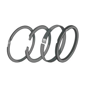 ห่วงยึดสำหรับเพลาเพลาเพลาแบบคงที่ inconel625ซีลอีประเภท Laminar ลูกสูบทองแดงแบบเกลียว - Product Image 1