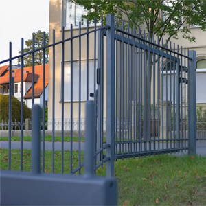 Nhà Máy Trực Tiếp Cung Cấp Chất Lượng Cao Nhôm Hàng Rào Cổng Ngoài Trời Vườn Hàng Rào Thực Tế Trang Trí Hình Ống Kim Loại Hàng Rào - Product Image 5