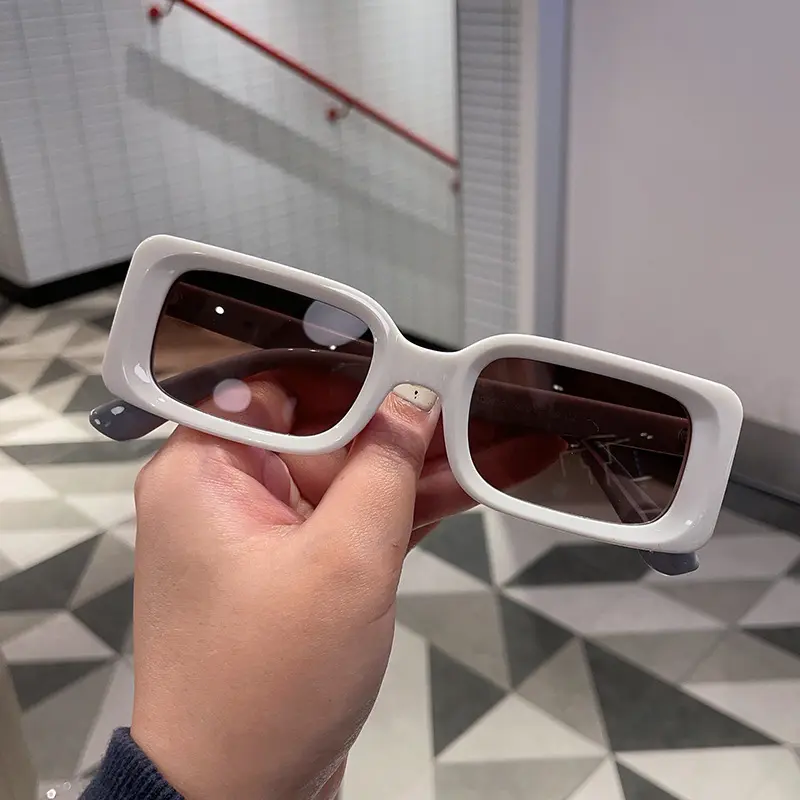 Óculos de sol dl 2023 barato, óculos de armação quadrada de plástico com proteção uv400 de fábrica