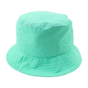 Chapeaux de soleil en nylon personnalisés, pliables, pour la pêche en plein air, protection solaire, chapeaux seau avec cordon - Product Image 2