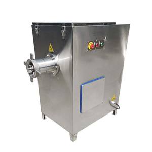 Máquina cortadora de carne para la industria de la restauración grande, picadora de carne comercial de acero inoxidable para pescado congelado/huesos de carne fresca - Product Image 4