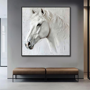 Özel Modern yağlıboya tuval üzerine el-boyalı hayvan duvar dekor için oturma odası otel restoran hayvan resimleri - Product Image 4