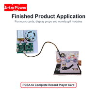 Module de lecteur de disques magnétiques téléchargeable par USB, carte son audio, lecteur de musique, solution PCBA pour boîte cadeau, carte DIY personnalisée