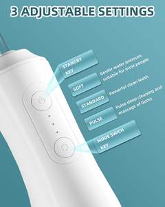 Irrigador Bucal Inalámbrico para Aparatos Ortodónticos con 3 Modos, Limpiador Dental Portátil con Chorro de Agua para Viajes - Product Image 3