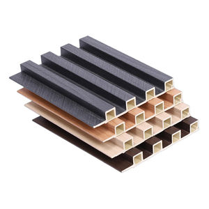 ऊर्ध्वाधर स्लेट दीवार पैनल gs162 लकड़ी प्लास्टिक समग्र पैनल समकालीन नमी-प्रमाण सजावटी गैरेज रिशेड दीवार पैनल - Product Image 1