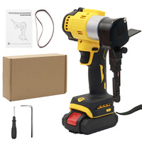 Ponceuse à bande sans fil Sahel 21V, sans balais, 10 mm, polisseuse électrique, compatible avec les batteries Makita/DeWalt/Milwaukee
