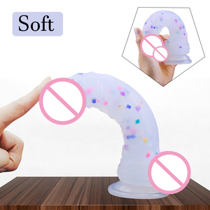 Juguetes Sexuales para Adultos de Alta Calidad, Coloridos y Suaves, Consoladores Artificiales Realistas, Dildos Enormes de Sex Shop - Product Image 3