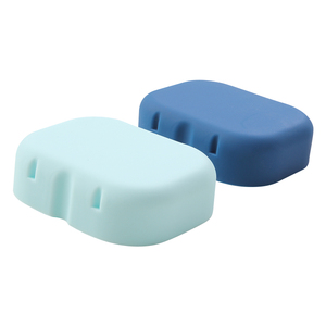 Étui de Rangement Carré en Silicone Portable et Fin pour Gouttières Orthodontiques avec Fermeture Magnétique, pour Nettoyage de Prothèses Dentaires Personnalisées - Product Image 6