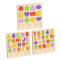 Set mainan edukasi anak-anak, Set Jam Blok Tumpuk, papan Puzzle 3D, mainan edukasi anak-anak Montessori, permainan tokoh musik untuk anak laki-laki dan perempuan