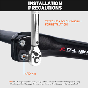 <span class=keywords><strong>Manillar</strong></span> TOSEEK para Bicicleta de Montaña, Completamente de Carbono, con Integrales de <span class=keywords><strong>Manillar</strong></span> y Avance de -10 Grados - Product Image 5