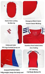 ชุดฝึกซ้อมฟุตบอลชายคุณภาพสูง ปี 2025 ของไทย เสื้อฟุตบอลคุณภาพเยี่ยม พร้อมชื่อทีม 'คลับ' ชุดประกอบด้วยเสื้อเจอร์ซีย์ - Product Image 5