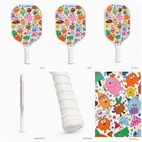 Ensemble de raquettes de pickleball en fibre de verre pour enfants, raquettes de sport de plein air pour enfants