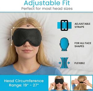 Masque rafraîchissant pour les yeux, masque contre les poches sous les yeux, les migraines, les maux de tête, soulagement rapide, compresse froide, réutilisable, durable, confortable, gel froid - Product Image 4