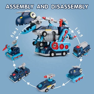 Bonne Qualité 5 en 1 DIY Assemblage Magnétique Force <span class=keywords><strong>Dinosaure</strong></span> 40pcs Blocs de Construction Démonter Transformer <span class=keywords><strong>Dinosaure</strong></span> <span class=keywords><strong>Robot</strong></span> Jouet pour Enfants - Product Image 3