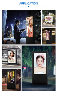 Được sử dụng cho tin tức và các vấn đề hiện tại để Công Khai và hiển thị các điểm dừng xe buýt trường học 65 inch hiển thị bảng hiệu kỹ thuật số ngoài trời Totem - Product Image 6