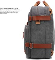 Sacoche étanche et extensible antivol en nylon Oxford pour ordinateur portable mallette d'affaires pour hommes et femmes voyage épaule 24L