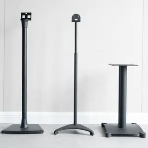 Rotating Heavy Duty Adjustable Speaker Stand Hole High Base Speaker Stands Made In China