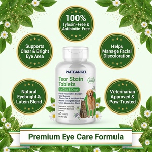 Compresse Premium <span class=keywords><strong>per</strong></span> la Rimozione delle Macchie Lacrimali <span class=keywords><strong>per</strong></span> Animali Domestici, Integratore <span class=keywords><strong>per</strong></span> la Salute degli Occhi Senza Tiosina <span class=keywords><strong>per</strong></span> <span class=keywords><strong>Cani</strong></span> e Gatti, OEM Private Label - Product Image 1