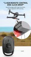 Système de largage par drone pour articles ménagers, dispositif de largage aérien par drone, système de largage par drone 2.4G avec télécommande, support de largage parabolique pour drone