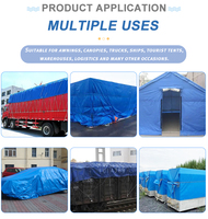 Feuille de bâche en plastique HDPE imperméable en toile de coton robuste PE